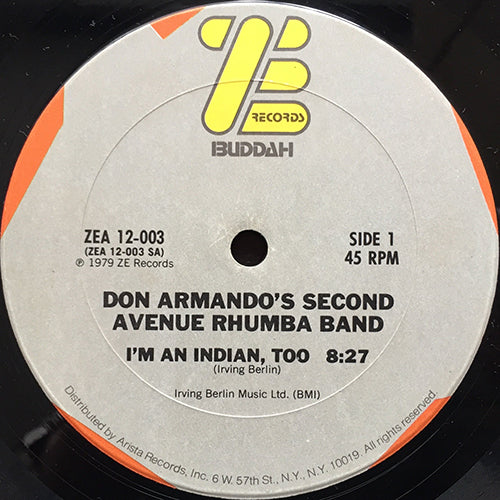DON ARMANDO'S SECOND AVENUE RHUMBA BAND // DEPUTY OF LOVE (8:55) / I'M AN INDIAN, TOO (8:27)