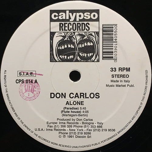 DON CARLOS // ALONE (3VER)