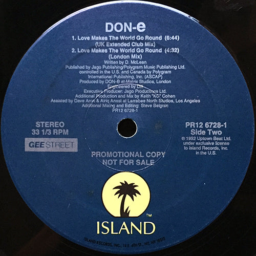 DON-E // LOVE MAKES THE WORLD GO ROUND (3VER)