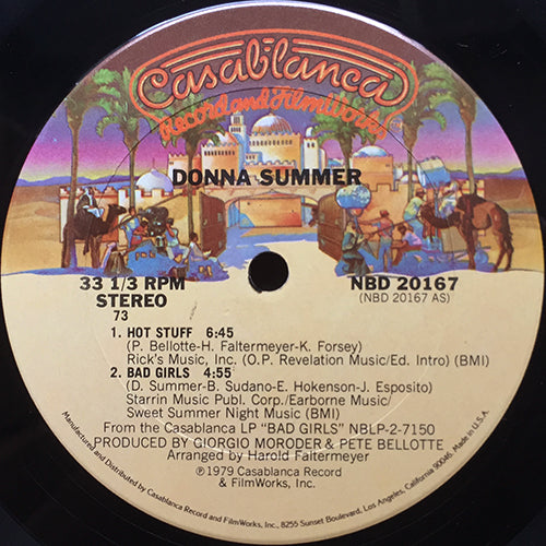 DONNA SUMMER // HOT STUFF (6:45) / BAD GIRLS (4:55)