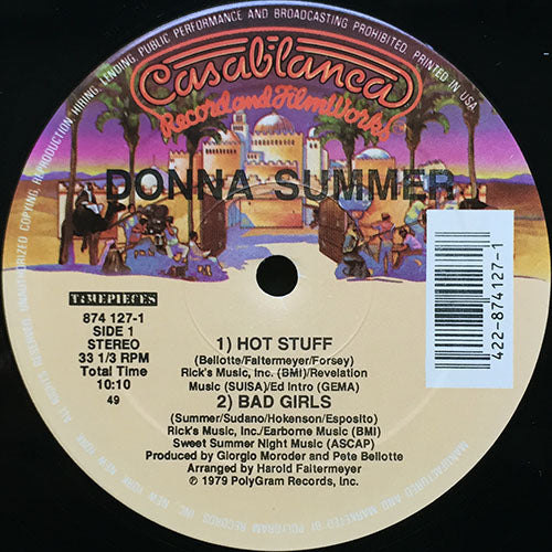 DONNA SUMMER // HOT STUFF / BAD GIRLS (10:10) / I FEEL LOVE (8:14)