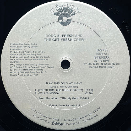 DOUG E. FRESH // PLAY THIS ONLY AT NIGHT (6VER)