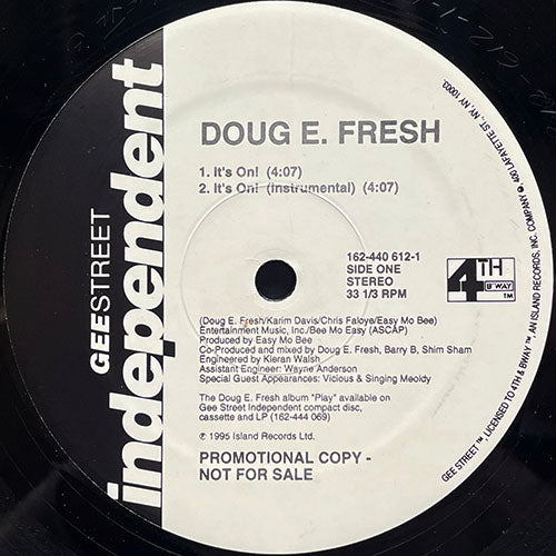 DOUG E. FRESH // IT'S ON (3VER) / WHERE'S DA PARTY AT (2VER)
