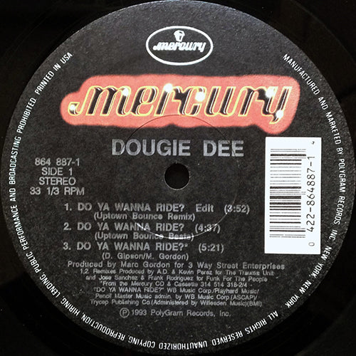 DOUGIE DEE // DO YA WANNA RIDE (6VER)