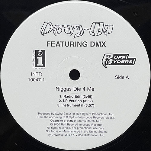 DRAG-ON feat. DMX / THE LOX // NIGGAS DIE 4 ME (3VER) / READY FOR WAR (3VER)