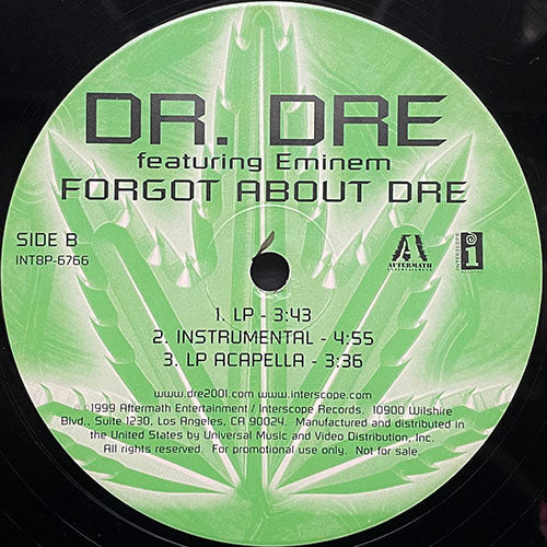 DR. DRE feat. EMINEM // FORGOT ABOUT DRE (6VER)
