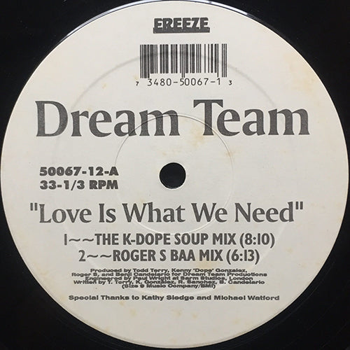 DREAM TEAM // LOVE IS WHAT WE NEED (4VER)