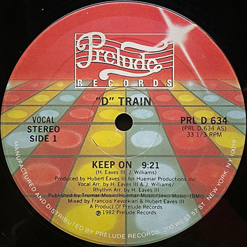 D TRAIN // KEEP ON (9:21) / DUB (3:44)