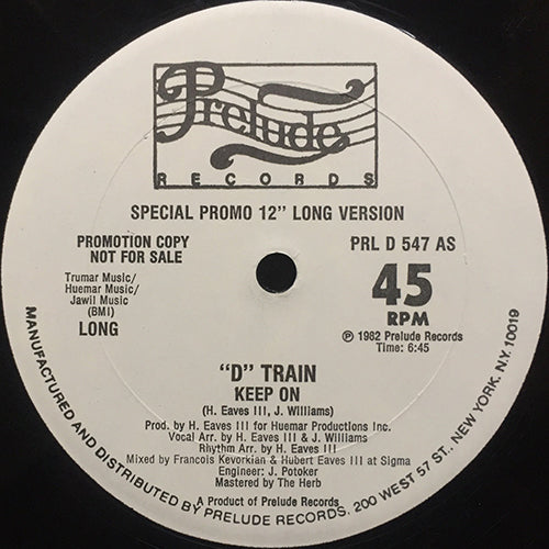 D TRAIN // KEEP ON (9:21/6:45)