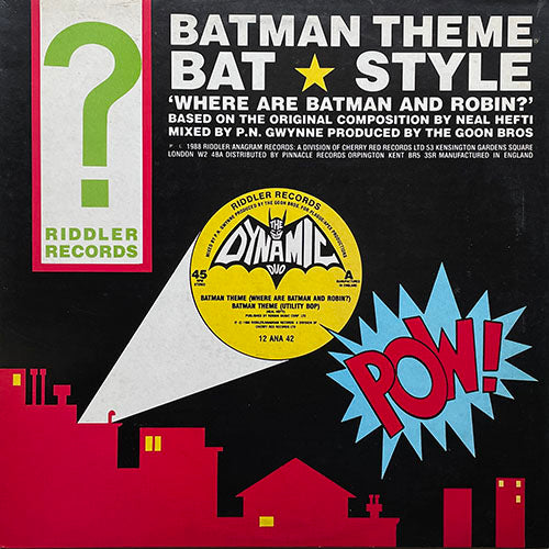 DYNAMIC DUO // BATMAN THEME (WHERE ARE BATMAN AND ROBIN) / (THE UTILITY BOP) / IT DON'T PHAZE ME / A RIDDLE A DAY KEEPS THE CONGAS AT BAY / TO THE BATCAVE