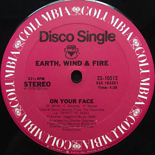 EARTH, WIND & FIRE // SATURDAY NITE (3:42) / ON YOUR FACE (4:38)