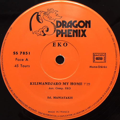 EKO // KILIMANDJARO MY HOME (7:29) / WA TU MA (6:06)
