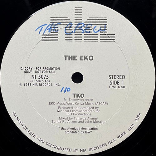 EKO // TKO (6:58) / (EKO MIX) (5:23)