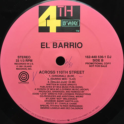 EL BARRIO // ACROSS 110TH STREET (REMIX & ORIGINAL) (6VER)