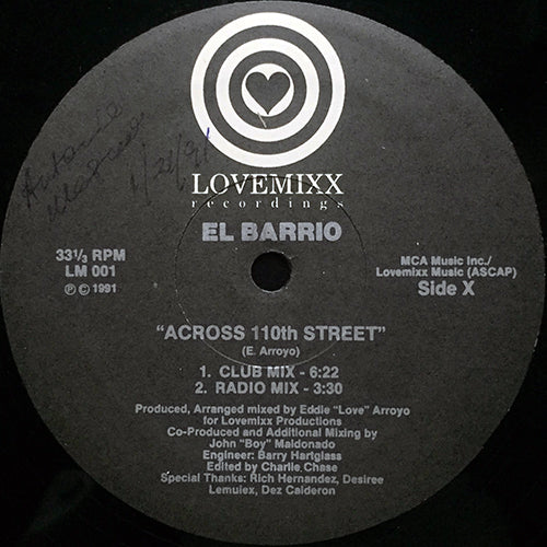 EL BARRIO // ACROSS 110TH STREET (4VER)