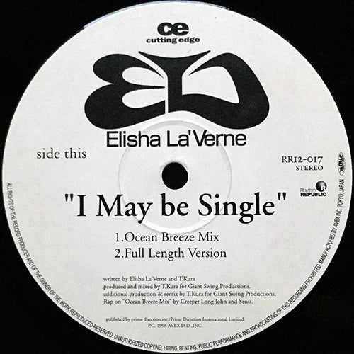 ELISHA LA'VERNE // I MAY BE SINGLE (4VER)