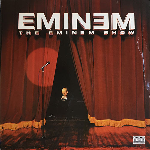 EMINEM // EMINEM SHOW (LP) inc. WHITE AMERICA / BUSINESS / CLEANIN OUT MY CLOSET / SQUARE DANCE / SOLDIER / SAY GOODBYE HOLLYWOOD / DRIPS / WITHOUT ME / SING FOR THE MOMENT / SUPERMAN / WHEN THE MUSIC STOPS / SAY WHAT YOU SAY etc.