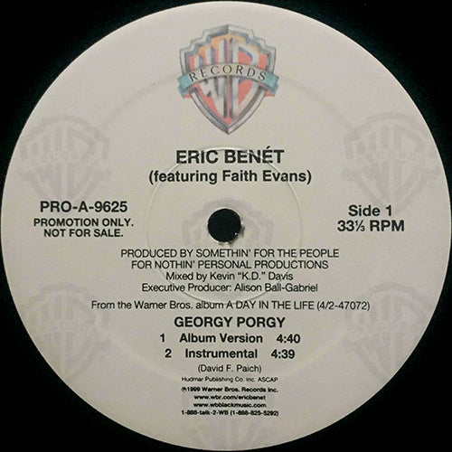 ERIC BENET feat. FAITH EVANS // GEORGY PORGY (4VER)
