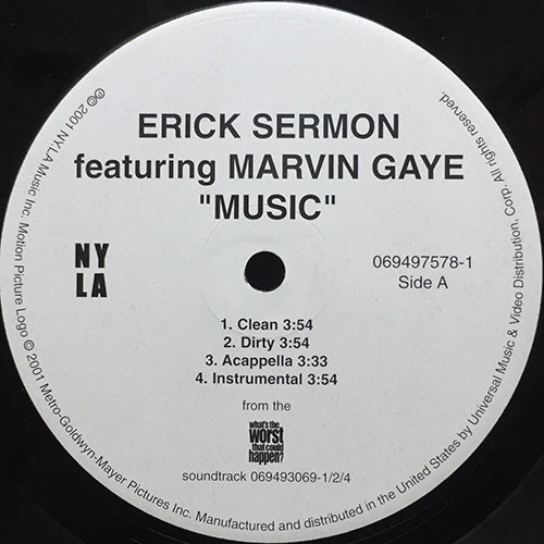 ERICK SERMON feat. MARVIN GAYE / CHA CHA // MUSIC (4VER) / STICK 'EM (3VER)