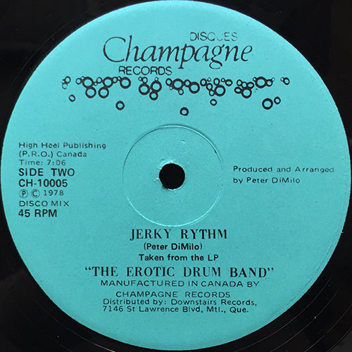 EROTIC DRUM BAND // JERKY RHYTHM (7:06) / PLUG ME TO DEATH (7:46)