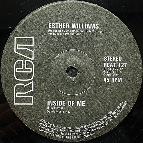 ESTHER WILLIAMS // INSIDE OF ME / YOU CAN USE IT