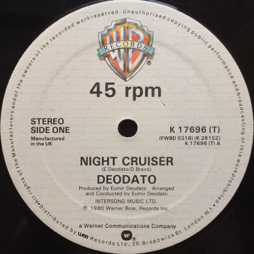 DEODATO // NIGHT CRUISER / LOVE MAGIC