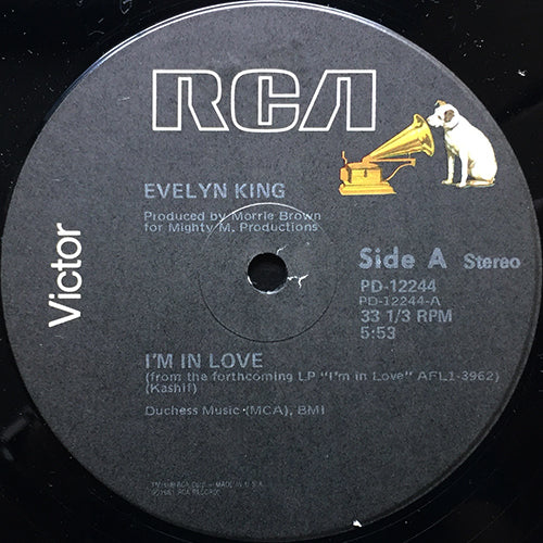 EVELYN "CHAMPAGNE" KING // I'M IN LOVE (5:53) / THE OTHER SIDE OF LOVE (4:57)