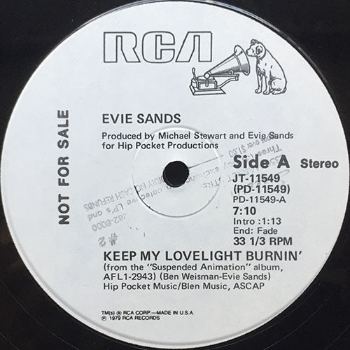 EVIE SANDS // KEEP MY LOVELIGHT BURNIN' (7:10)