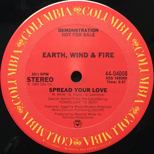 EARTH, WIND & FIRE // SPREAD YOUR LOVE (5:37) / FREEDOM OF CHOICE (4:10)