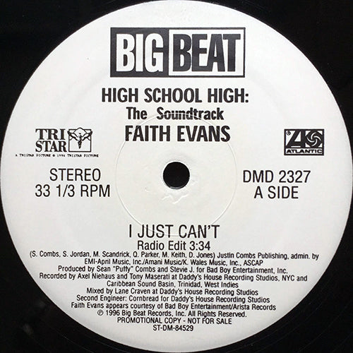 FAITH EVANS // I JUST CAN'T (3:34) / INST