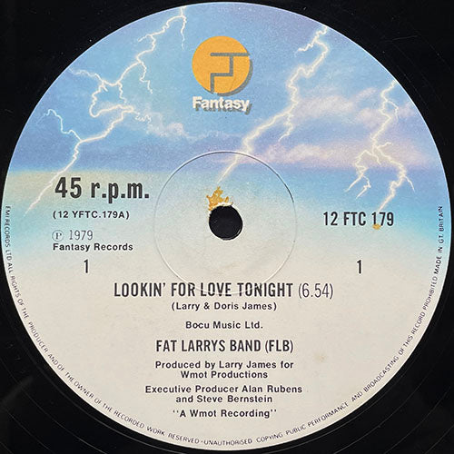 FAT LARRY'S BAND // LOOKIN' FOR LOVE TONIGHT (6:54) / WE JUST CAN'T GET TOGETHER (6:00)