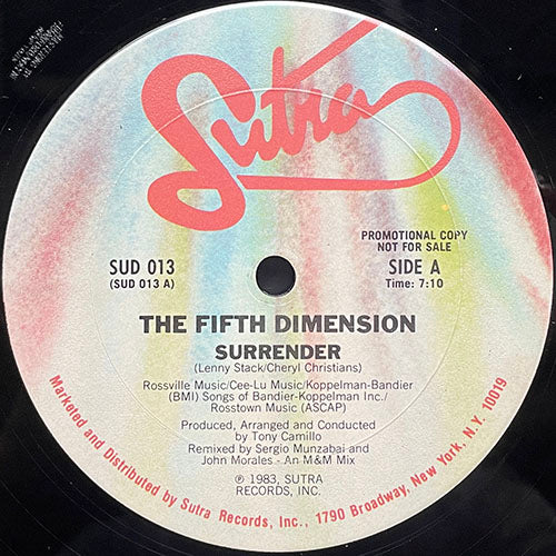 FIFTH DIMENSION // SURRENDER (7:10) / INST (4:24)