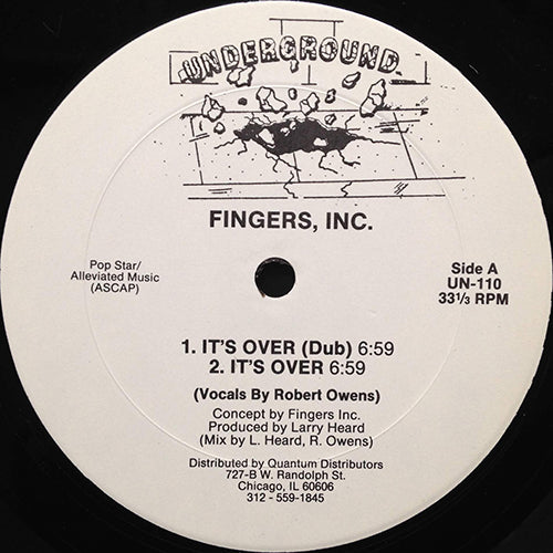 FINGERS INC. // IT'S OVER (2VER) / ALL-OVER (3VER)