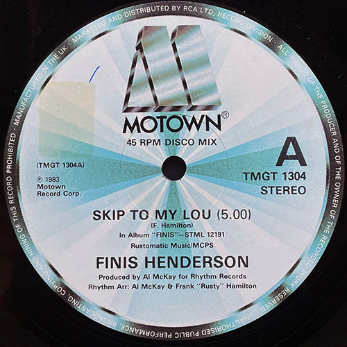 FINIS HENDERSON // SKIP TO MY LOU (5:00) / REPERCUSSION INTRO (1:59) / I'D RATHER BE GONE (3:40) / VINA DEL MAR (0:47)