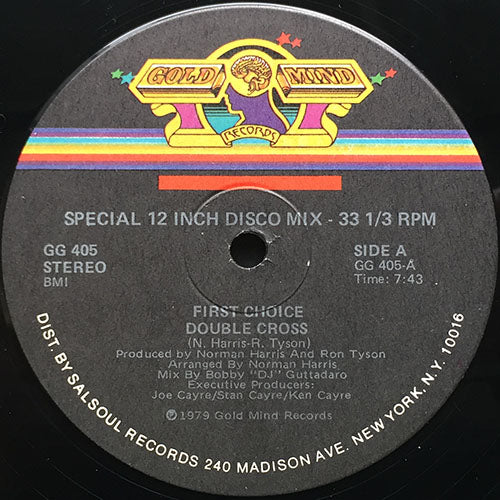FIRST CHOICE // DOUBLE CROSS (7:43/6:59) – next records japan