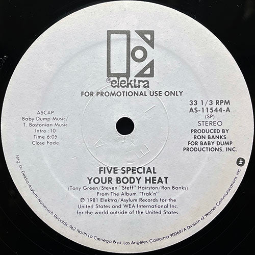 FIVE SPECIAL // YOUR BODY HEAT (6:05)