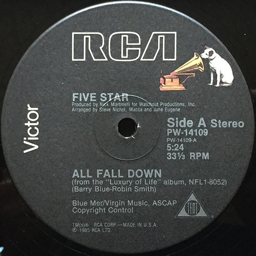 FIVE STAR // ALL FALL DOWN (5:24) / INST (5:10) / FIRST AVENUE (3:25)