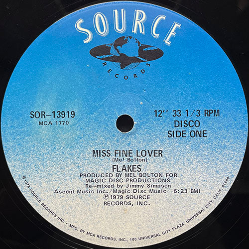 FLAKES // MISS FINE LOVER (6:23) / INST (4:44)