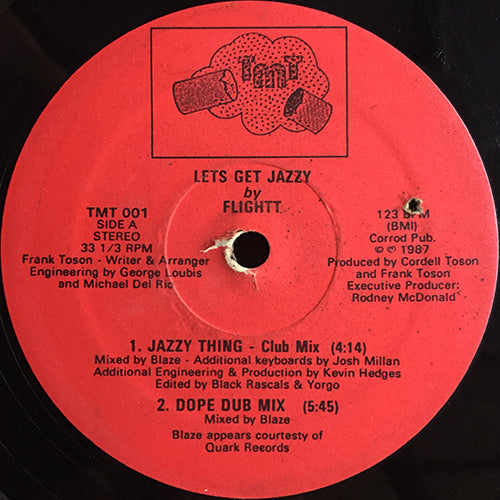 FLIGHTT // LET'S GET JAZZY (BLAZE REMIX) (3VER) / MY THING (CLUB MIX)