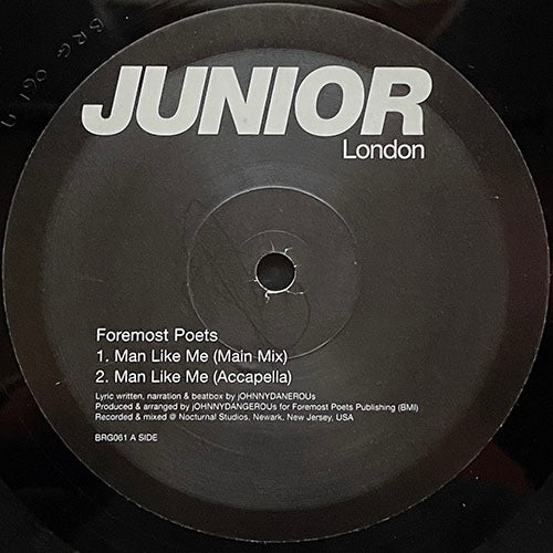 FOREMOST POETS // MAN LIKE ME (3VER)