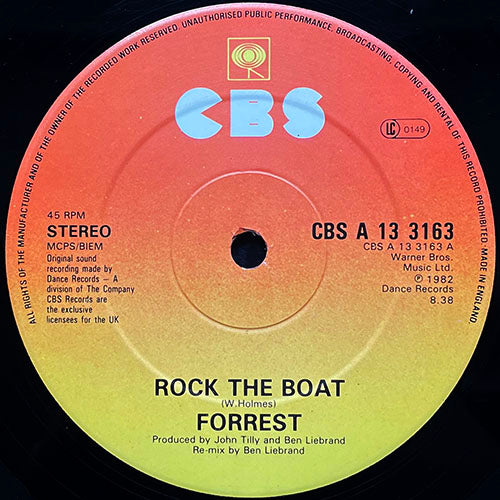 FORREST // ROCK THE BOAT (8:38) / LOVING YOU (4:50)