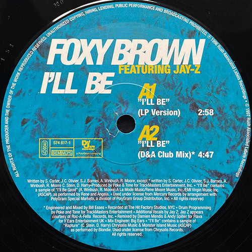 FOXY BROWN feat. JAY-Z // I'LL BE (REMIX & ORIGINAL) (4VER)