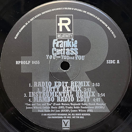 FRANKIE CUTLASS // YOU AND YOU AND YOU (8VER)