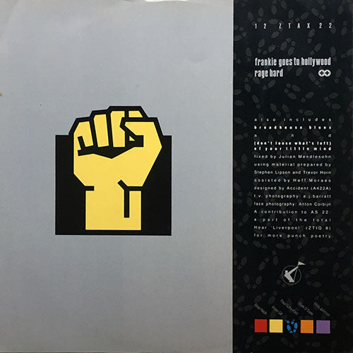 FRANKIE GOES TO HOLLYWOOD // RAGE HARD (++) / ROADHOUSE BLUES / (DON'T LOOSE WHAT'S LEFT) OF YOUR LITTLE MIND