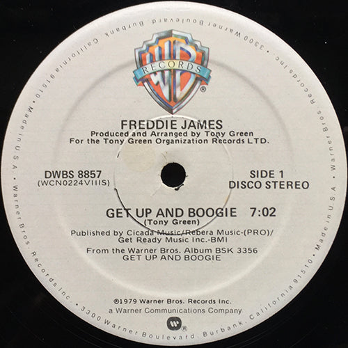 FREDDIE JAMES // GET UP AND BOOGIE (7:02) / (EDIT) (3:36)