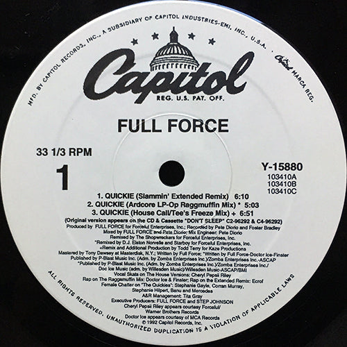FULL FORCE // QUICKIE (6VER)