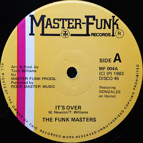 FUNK MASTERS // IT'S OVER / OVER (INST)