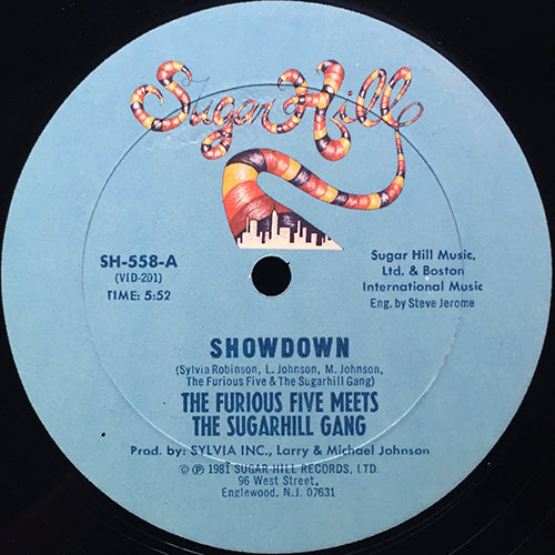 FURIOUS FIVE MEETS THE SUGARHILL GANG // SHOWDOWN (5:52) / INST (5:52)