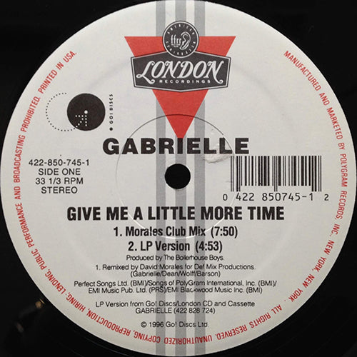 GABRIELLE // GIVE ME A LITTLE MORE TIME (4VER)