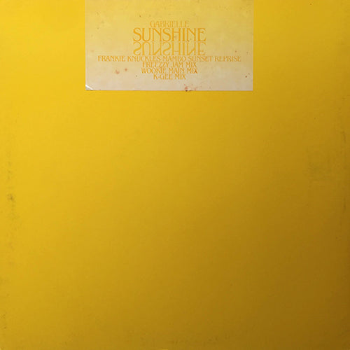 GABRIELLE // SUNSHINE (4VER)